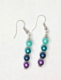 Cool Quad-Color Pearl Earrings 1