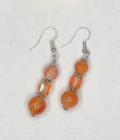 Orange Earrings 2