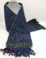 Multi-Colored Navy “City Lights” Scarf