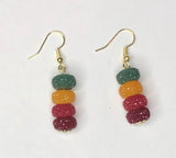 Dark Quad-Color Earrings 1