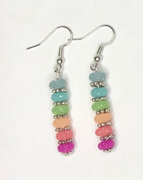 Pastel Rainbow Earrings 1