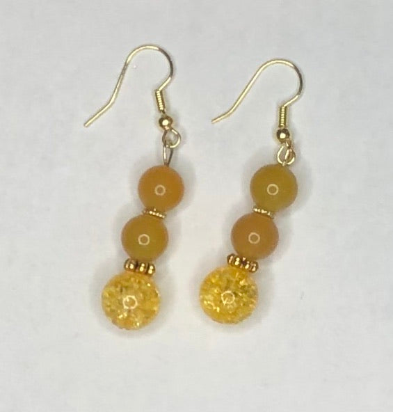 Yellow Earrings 1