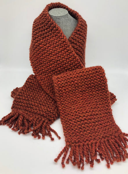 Solid Brown “Spice” Scarf