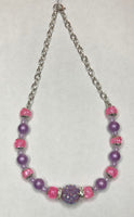 Child's Pink / Purple Bracelet and Necklace 1 (Matching Set)