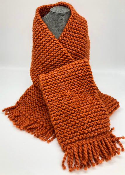 Solid Orange “Pumpkin” Scarf