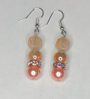 Jeweled Champagne Earrings 2