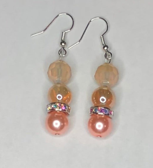 Jeweled Champagne Earrings 2