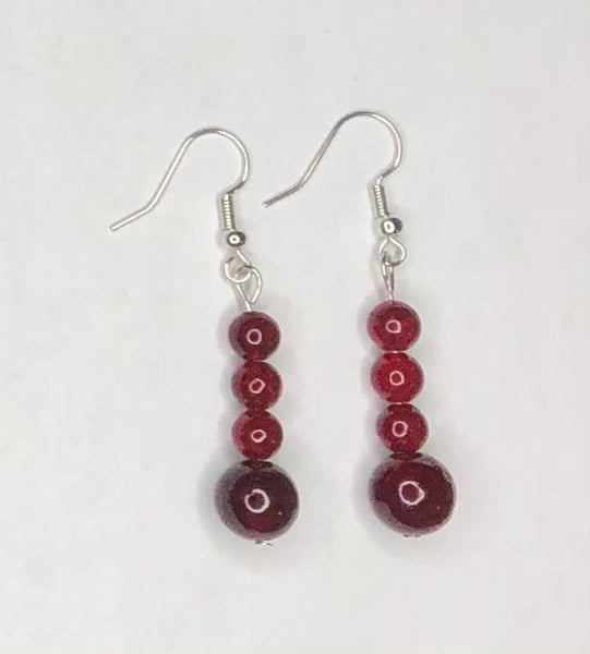 Red Earrings 9