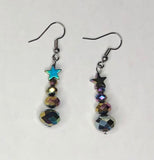 Faceted Aurora Borealis Earrings 1